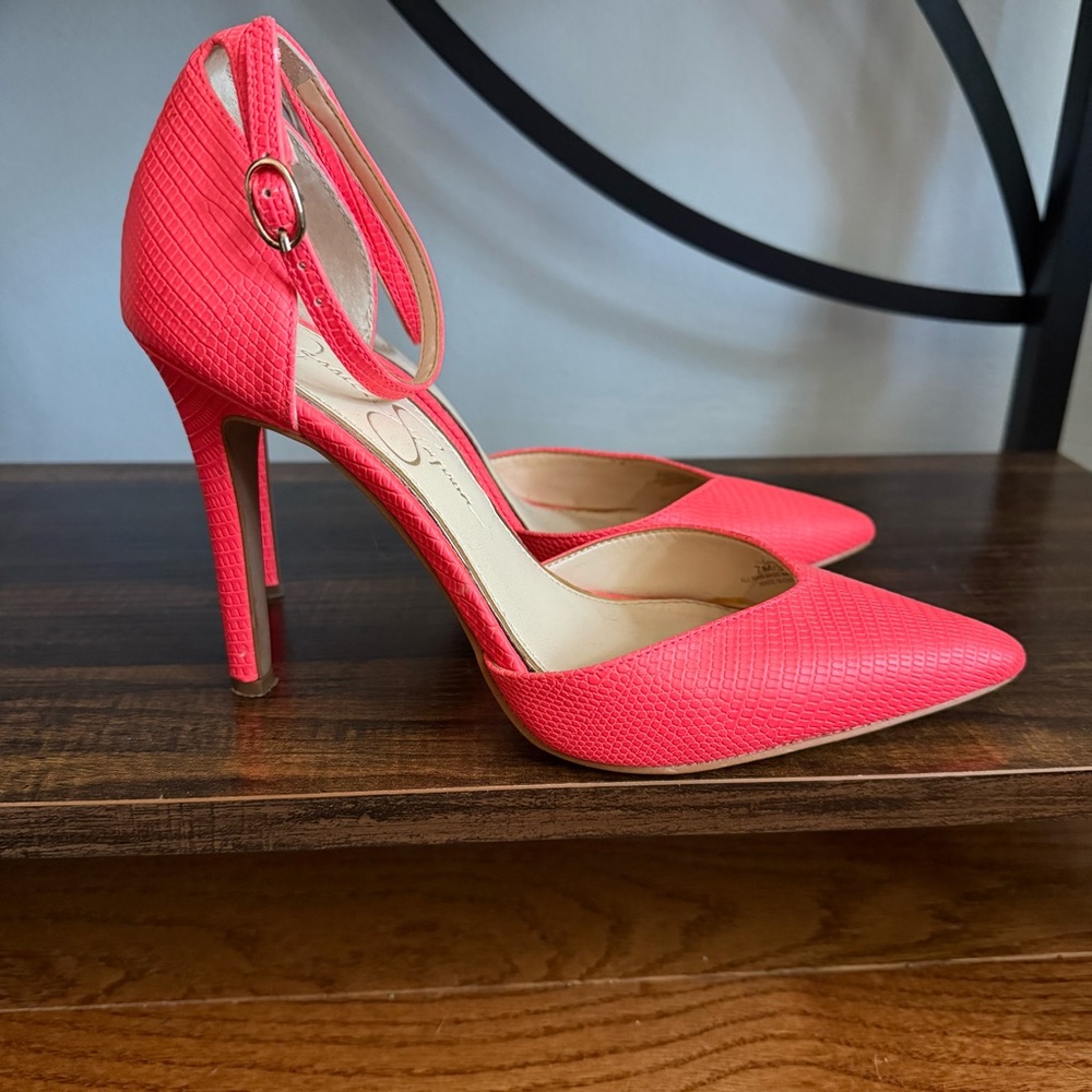 Elegant Hot Pink Stiletto Heels